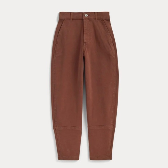Everlane Pants - Everlane utility barrel pant rosewood size 6 NWT